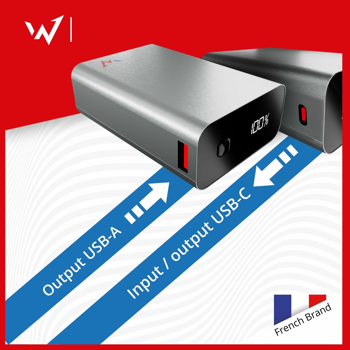 Powerbank Wonder Wonder WX20 Silver 20000 mAh - Image 3